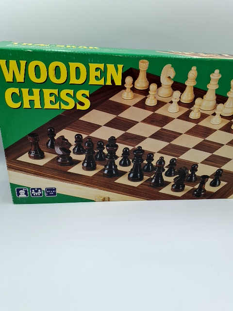 Wonder Chess. Skakspil i træ æske