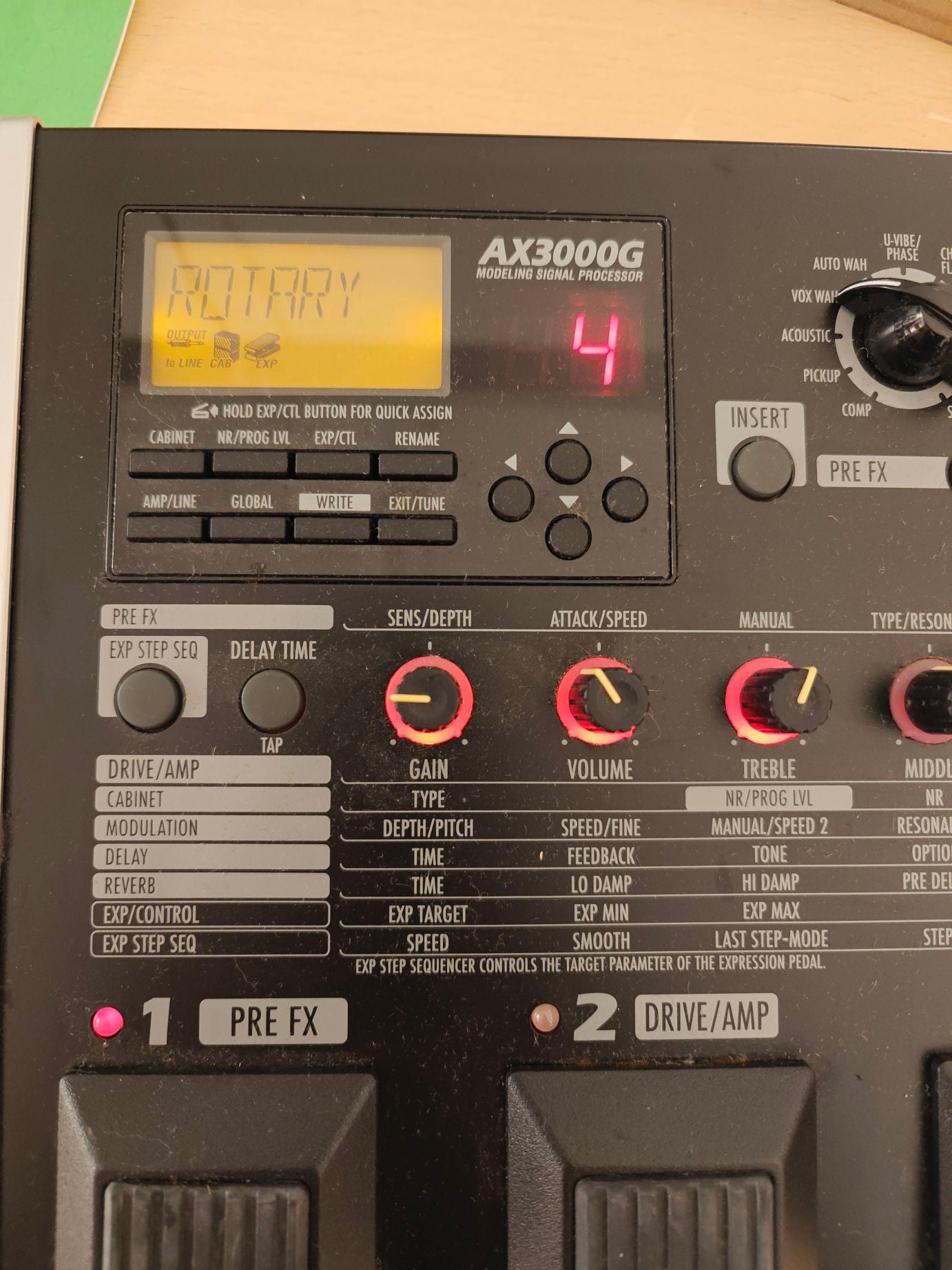 Korg modeling multi-effector Tone Works AX3000G-BK