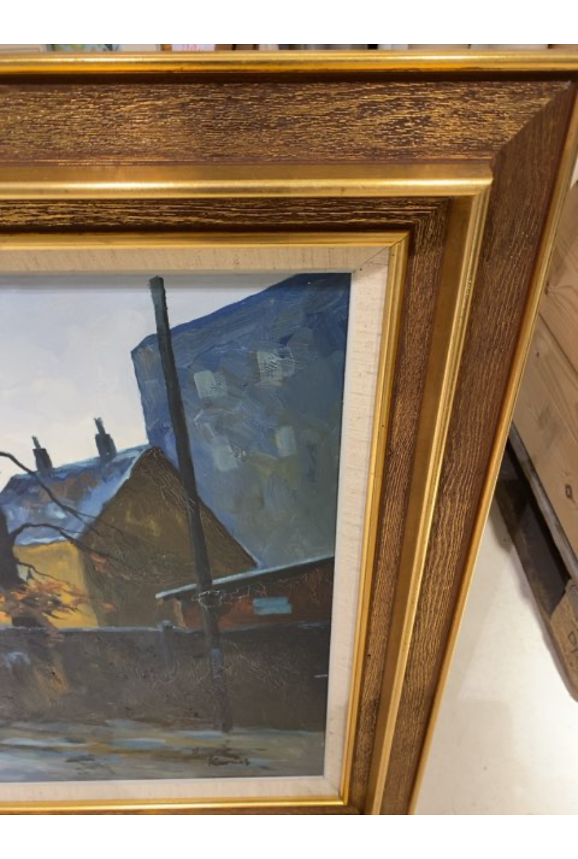Kunst - oliemaleri Allan Karms