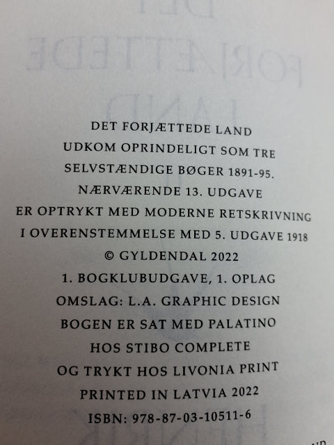 Bog sæt: Det forjættede land Pontoppidan