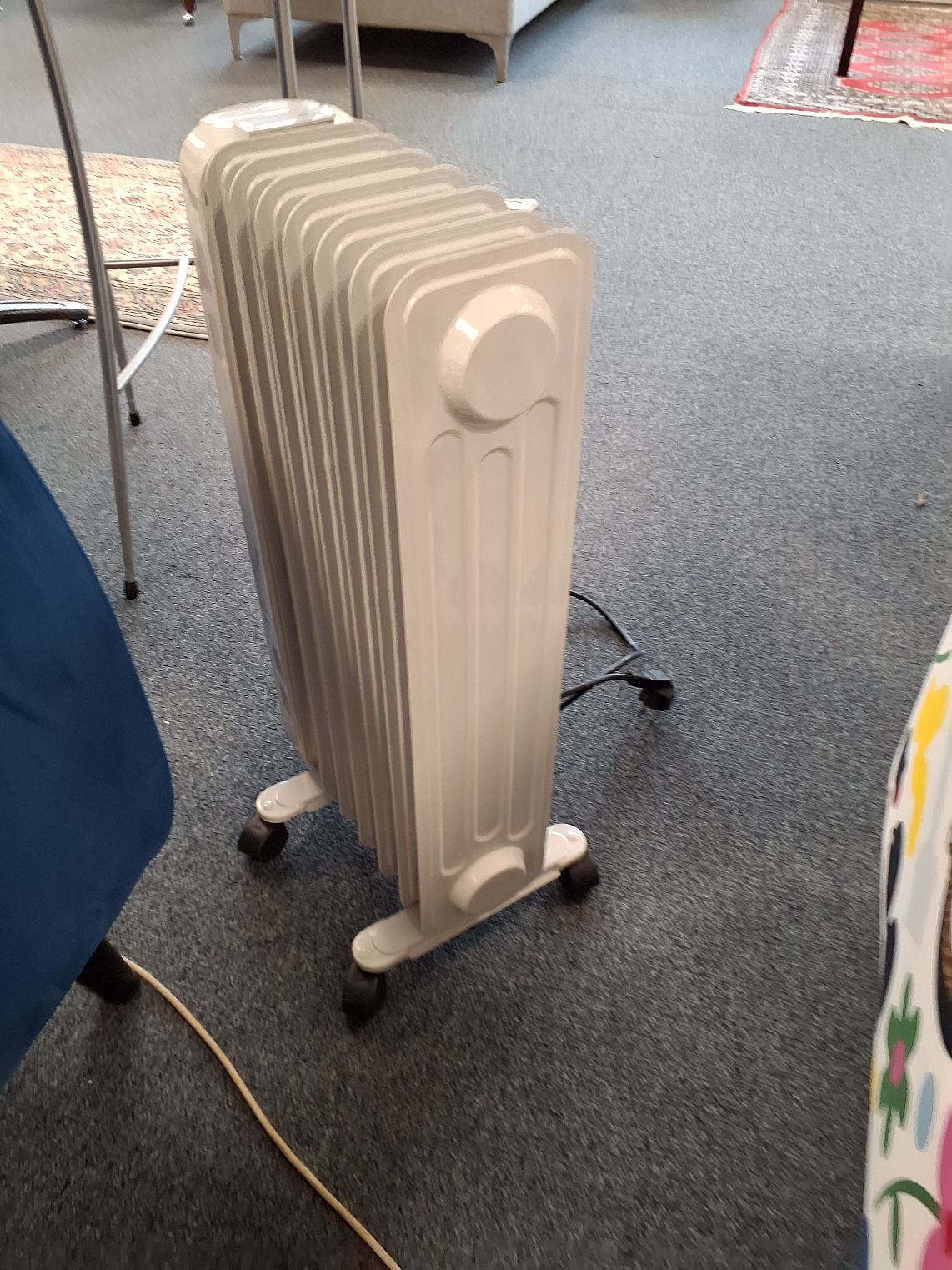 Hearmax oliefyldt el-radiator på hjul
