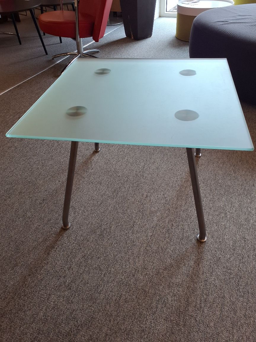 Loungebord/Sofabord Glas/Metal - 7099