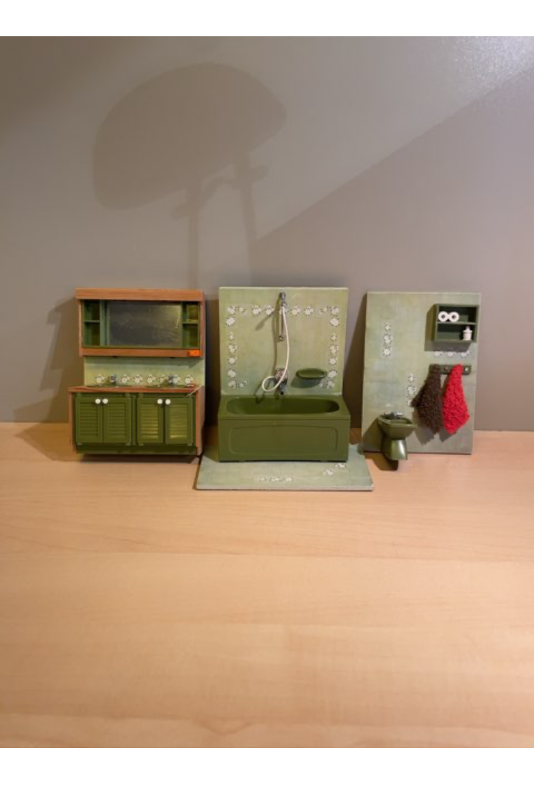 Lundby dukkehus badeværelse
