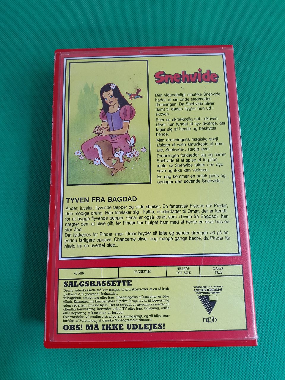 VHS. Snehvide, tyven fra Bagdad