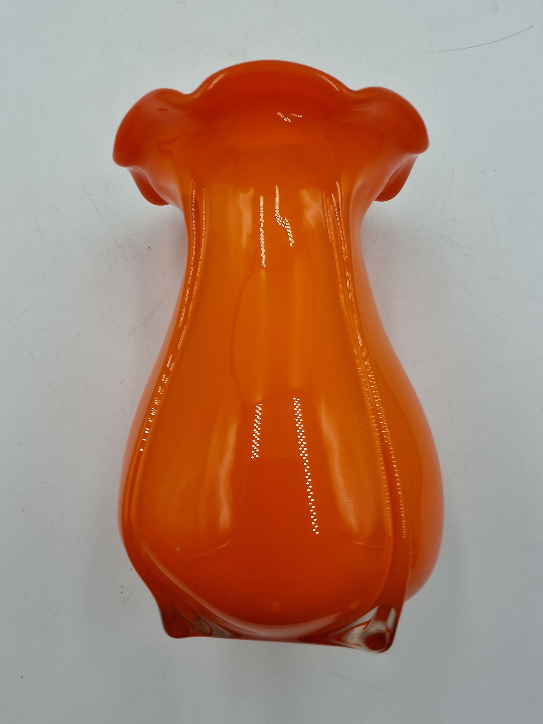Orange glasvase