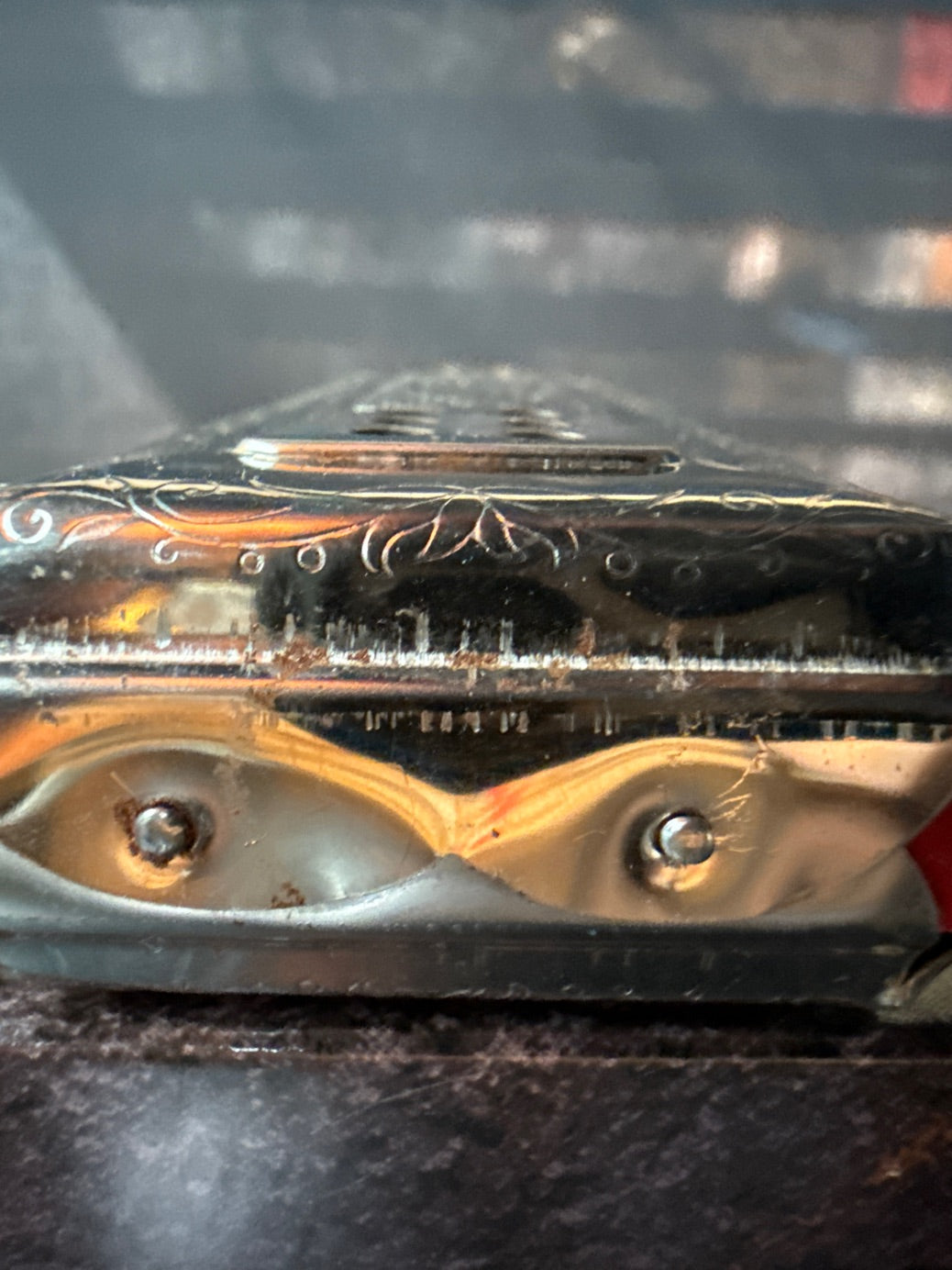 Musik - Vintage Olympia mundharmonika.