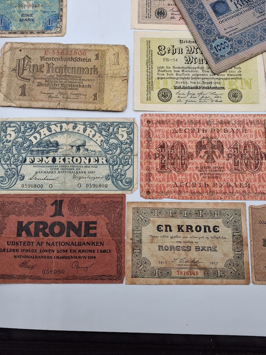 Samling pengesedler
