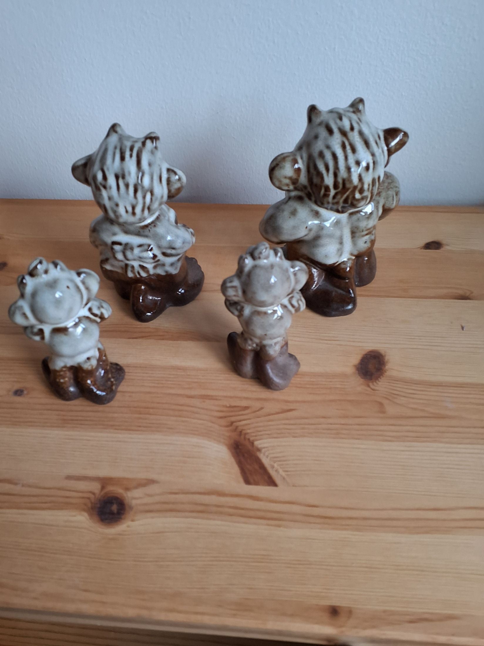 Krøllebølle familie 4 stk
