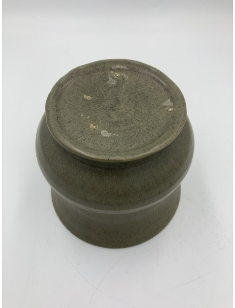 Grøn keramik vase