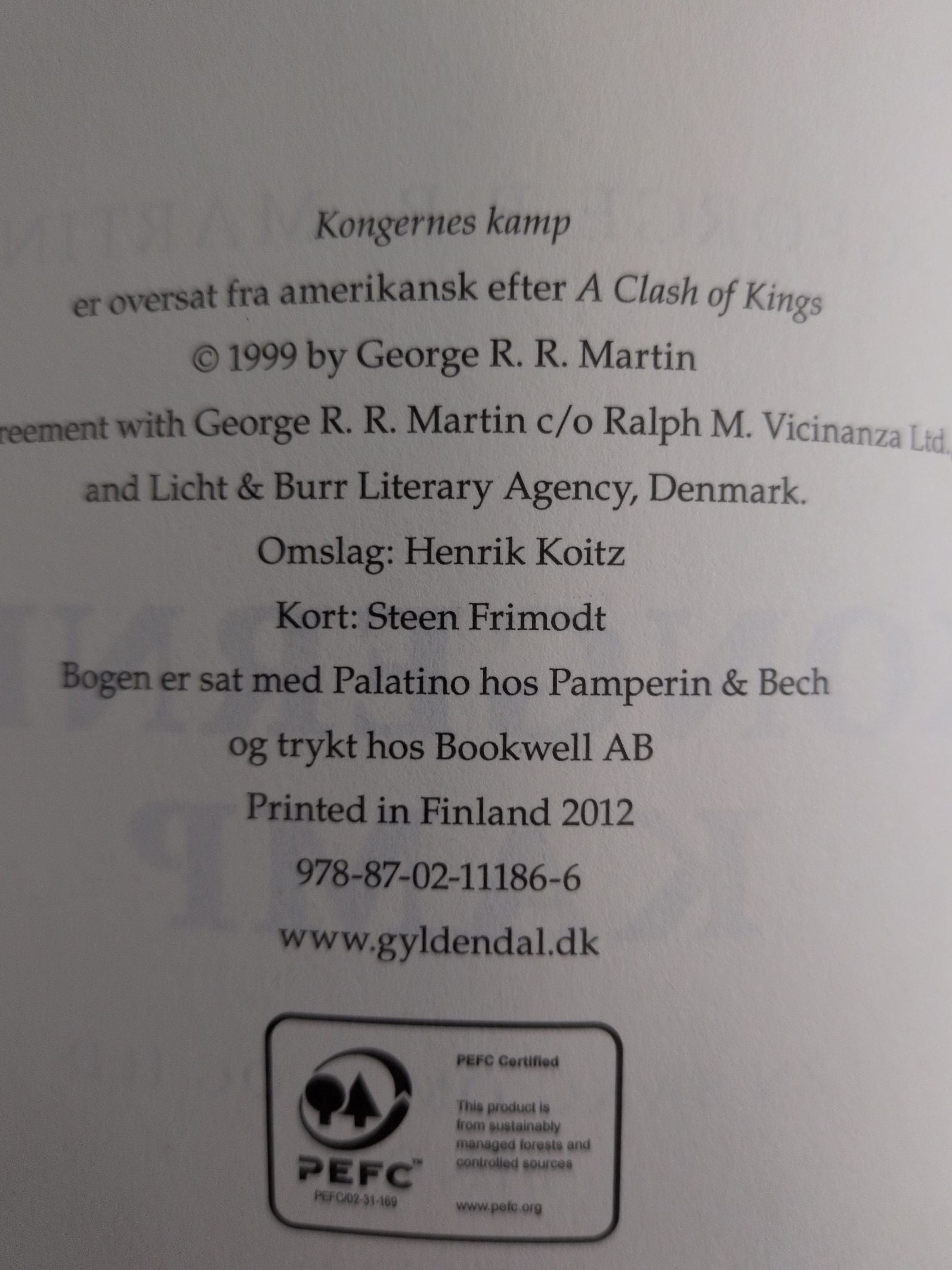 Bog: "Kongernes Kamp" George R.R. Martin