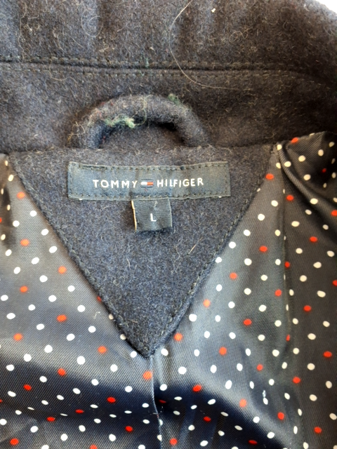 Tommy Hilfiger Marineblå Frakke (O729)