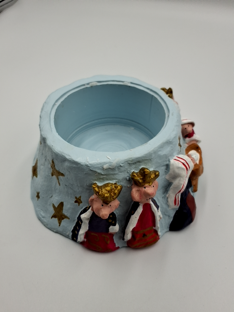 Medusa lysestage med julemotiv