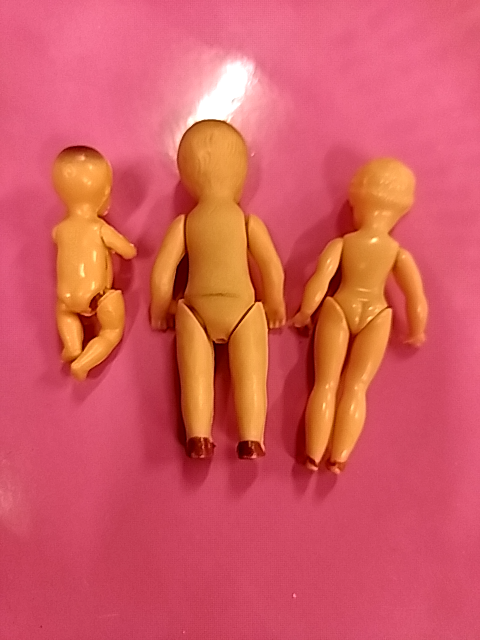 Små vintage dukker x3