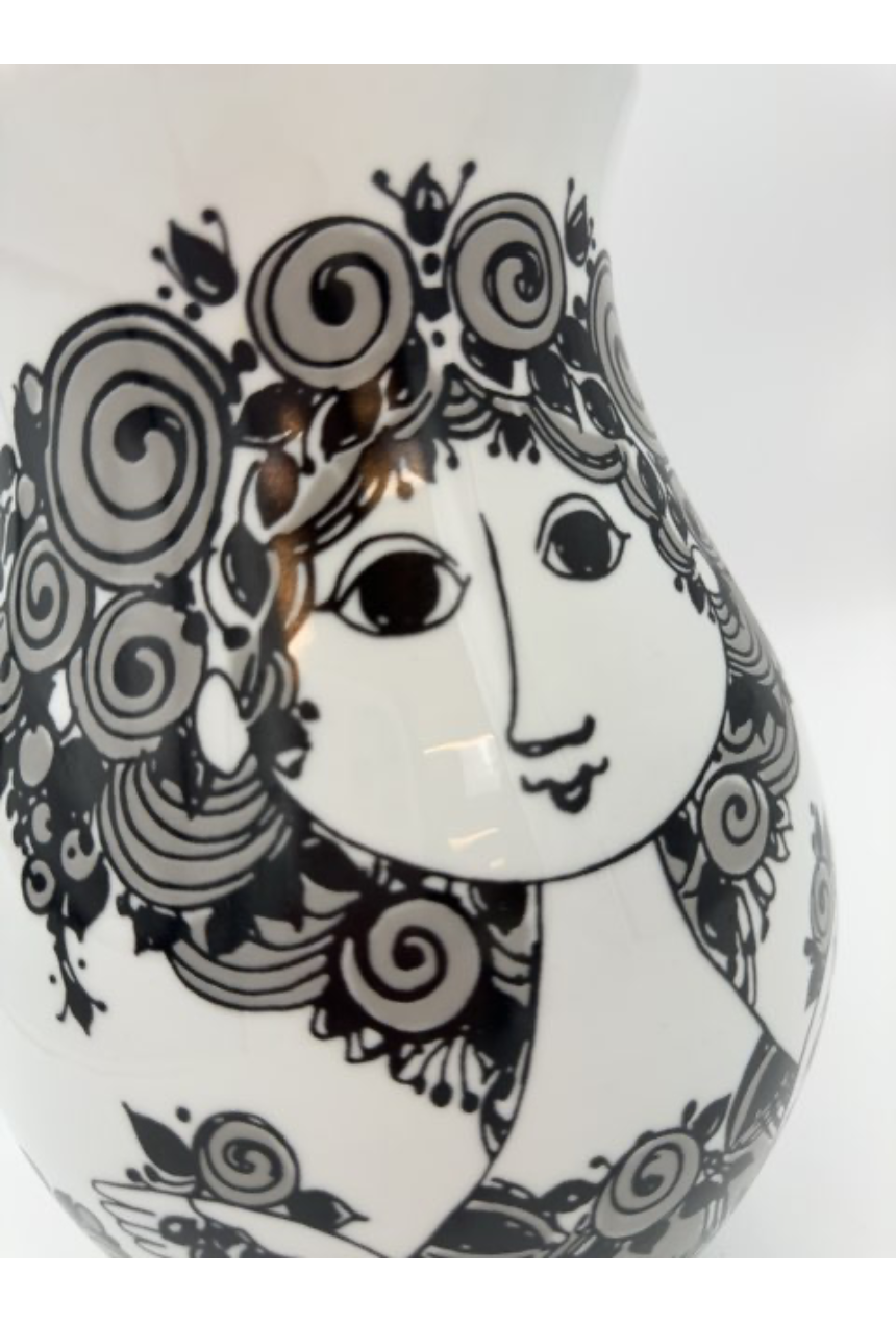 Sort, Bjørn Wiinblad, vase