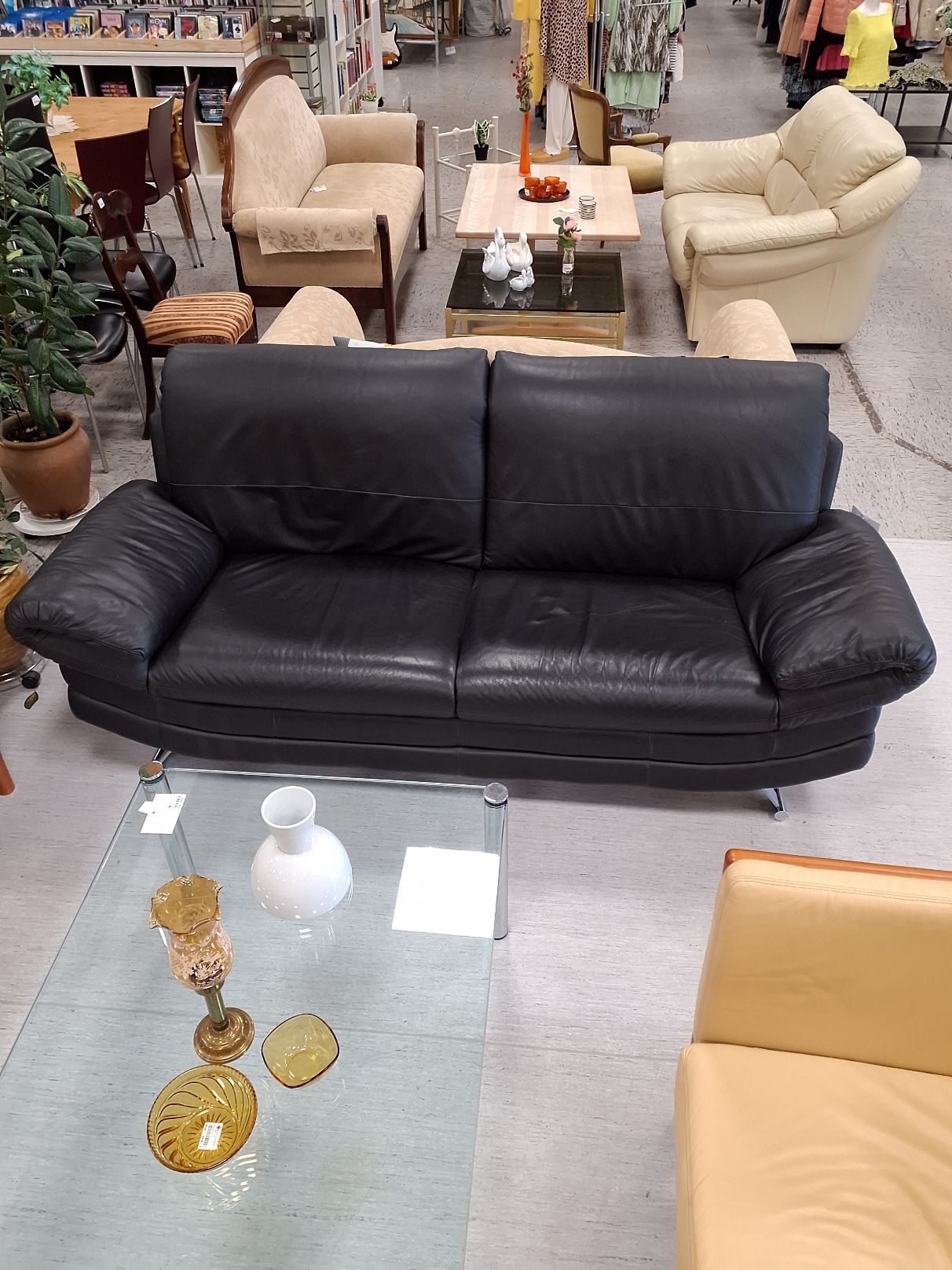 Sofa sort 3 pers
