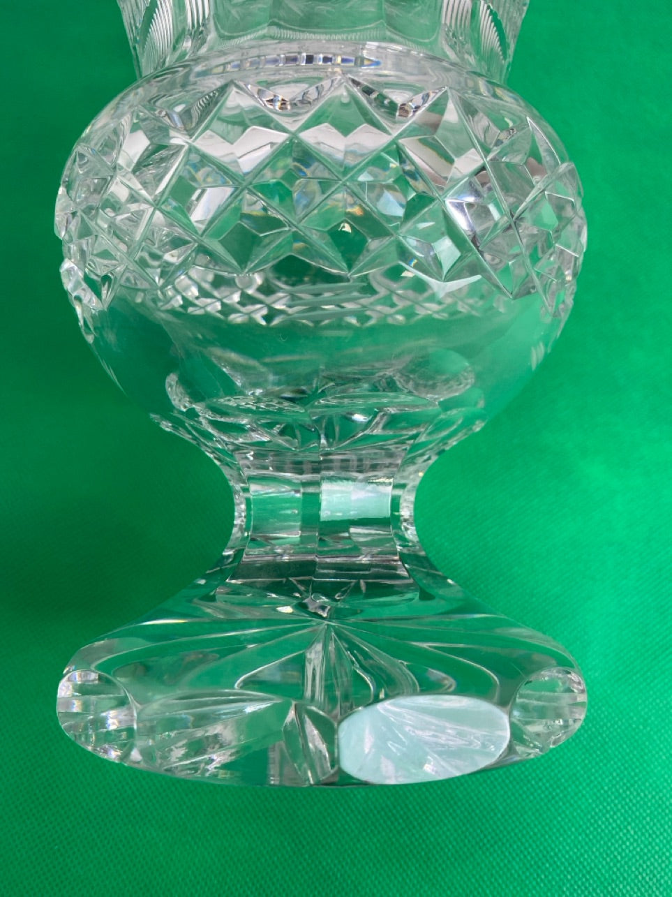 Høj Krystal Vase