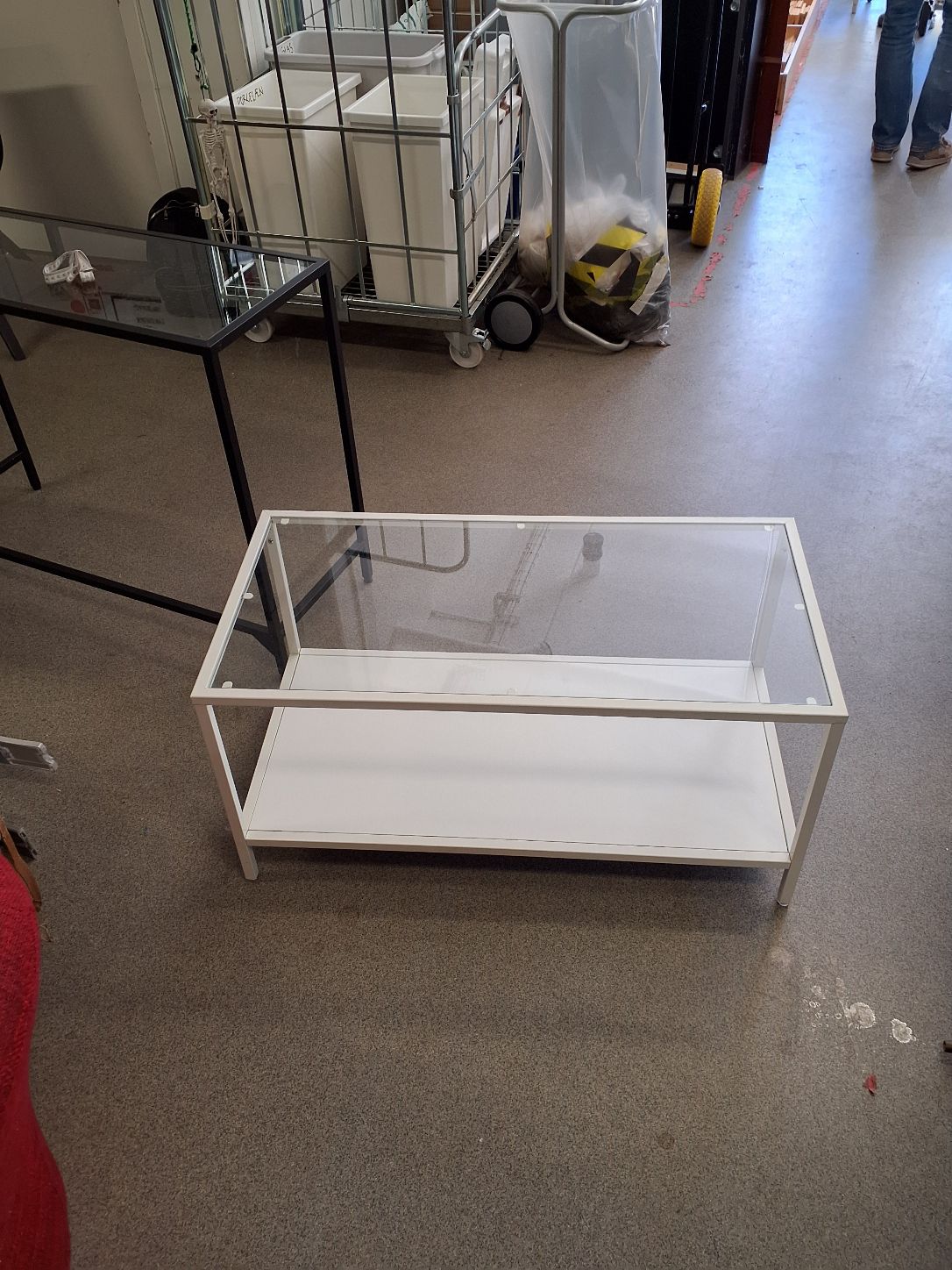 Hvidt glasbord