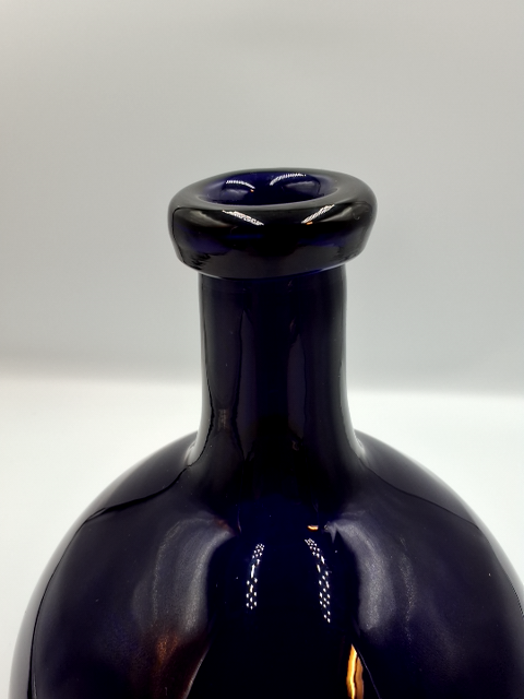 Flot blå karaffel/ vase