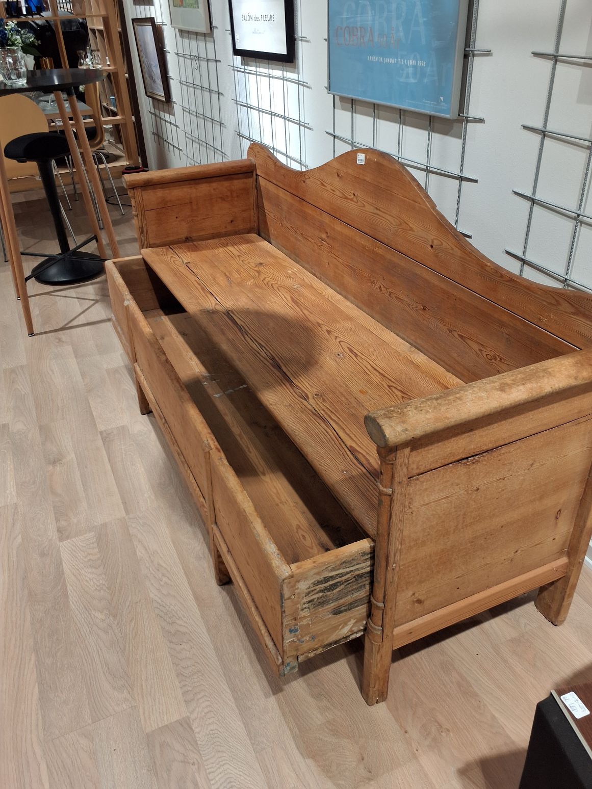 Antik slagbænk fra ca 1800 tallet