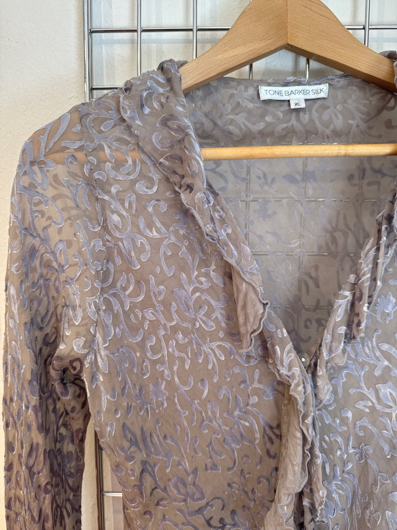 Tone Barker Silk Bluse