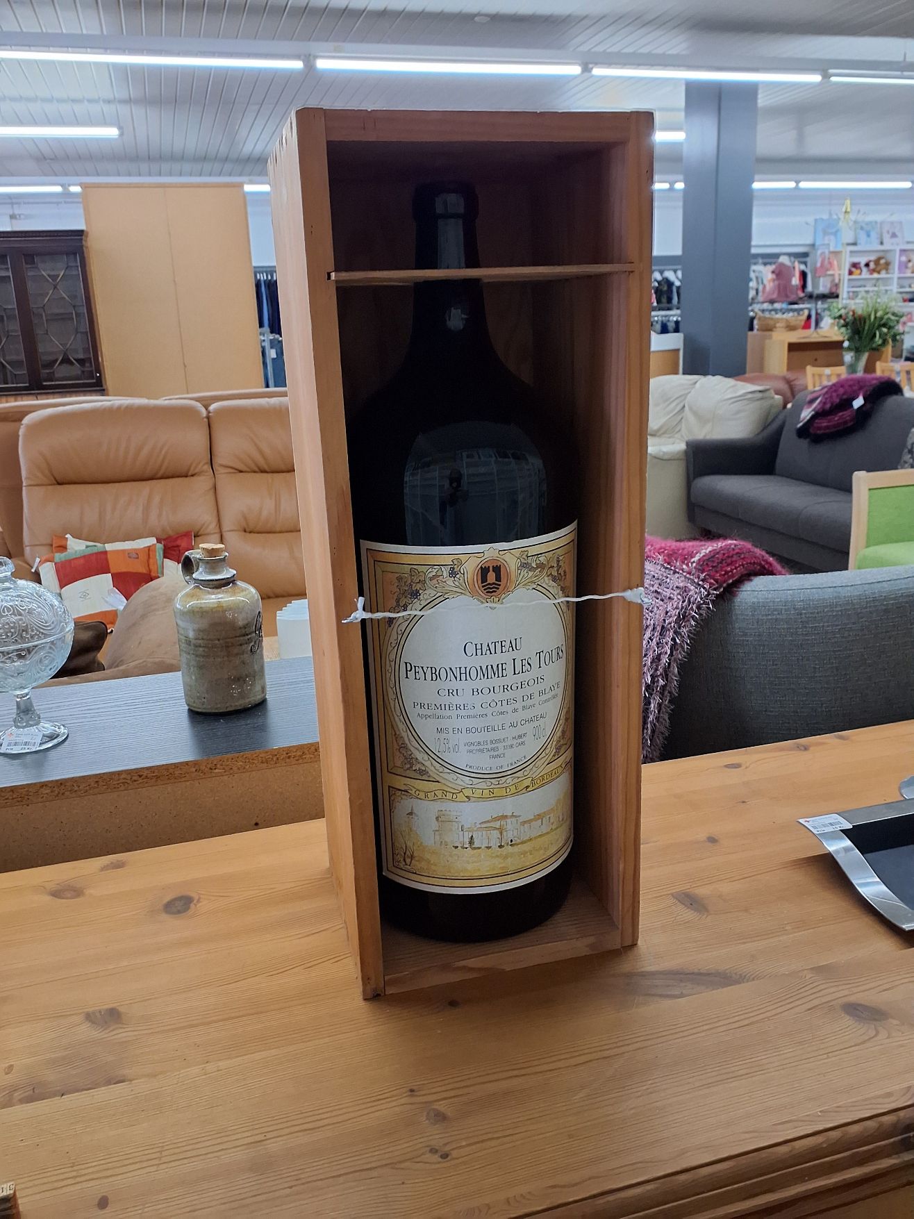 Vinflaske 900 cl.