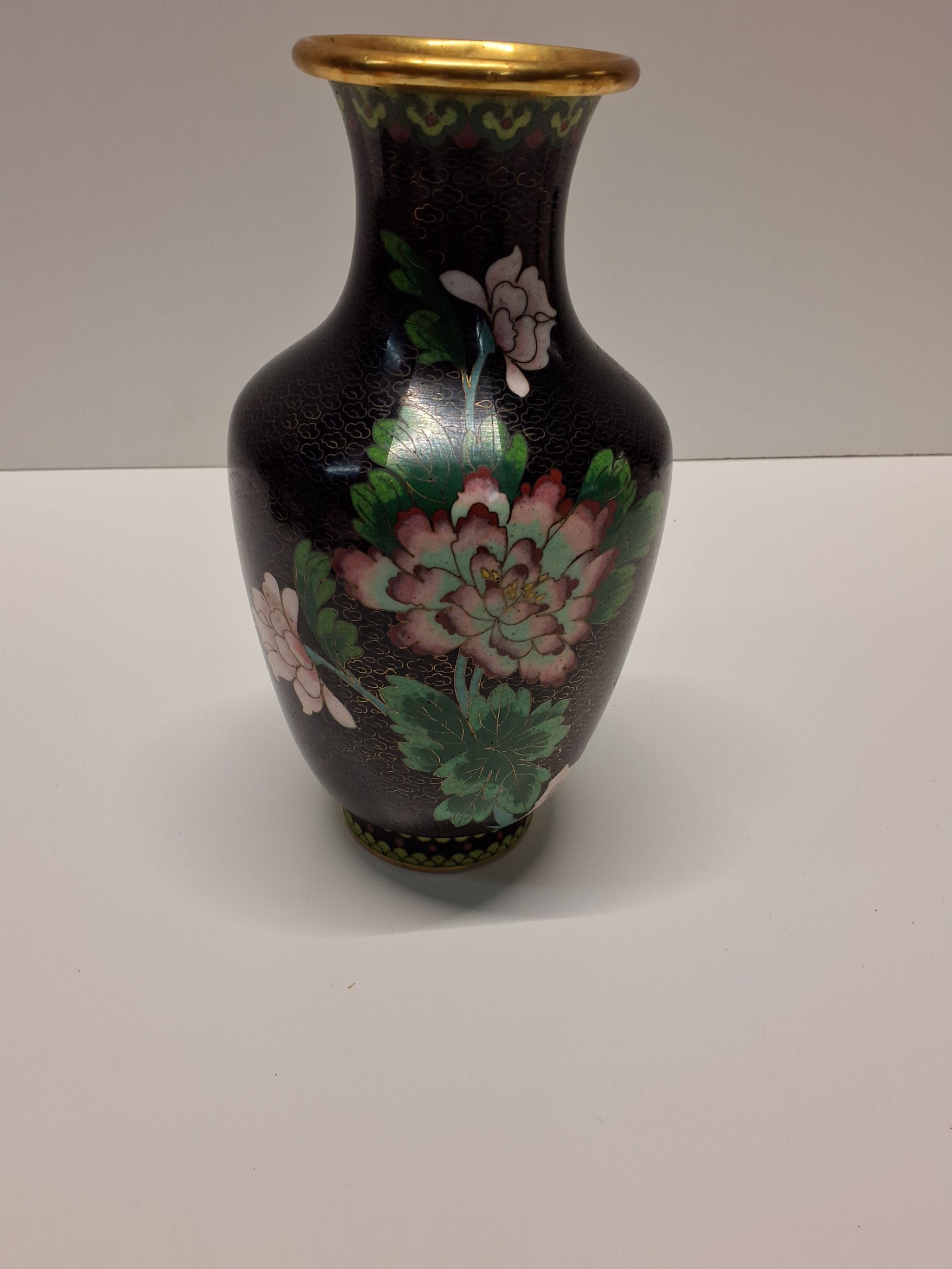 Kinesisk cloisonne vase