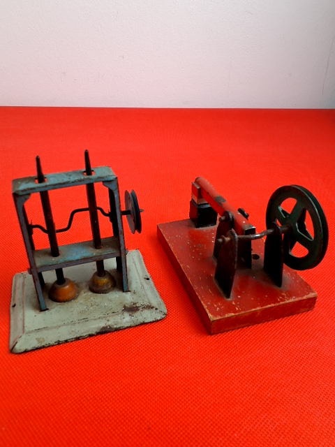 2 stk Vintage Dampmaskine tilbehør