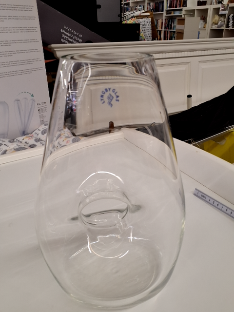 Lyngby glas vase