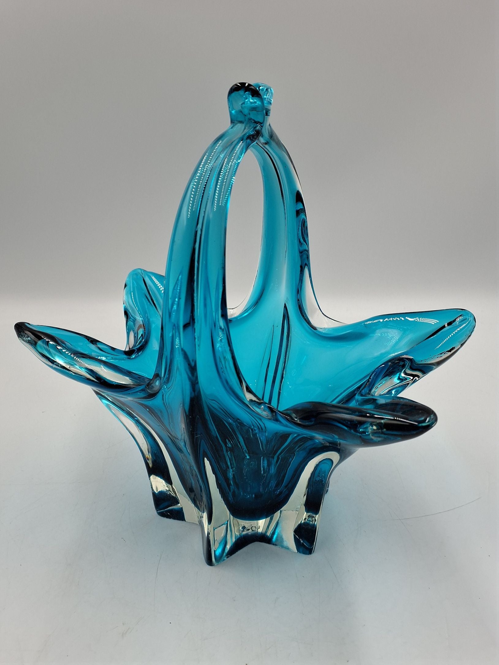 Sjældent Vintage Murano glaskurv