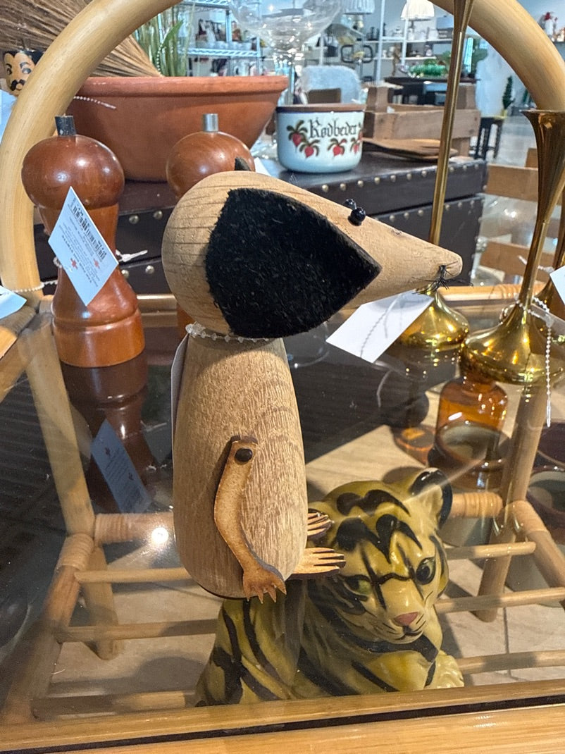 Træfigur mus