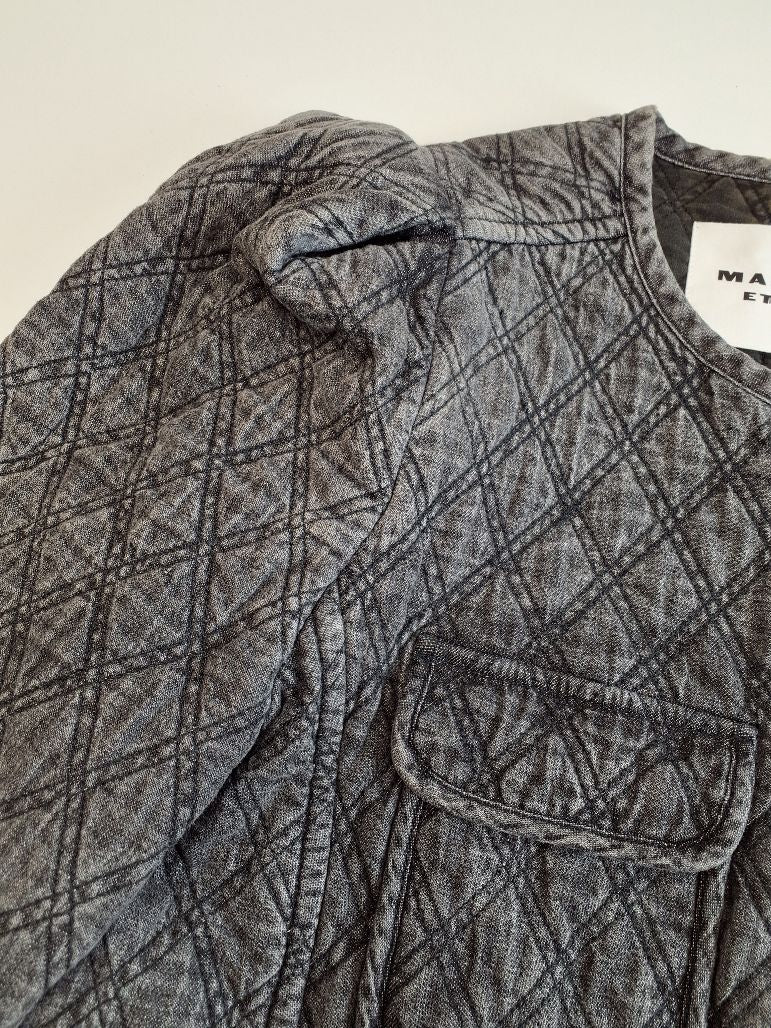 Marant Ètoile Deliona Quilted Denim Jakke