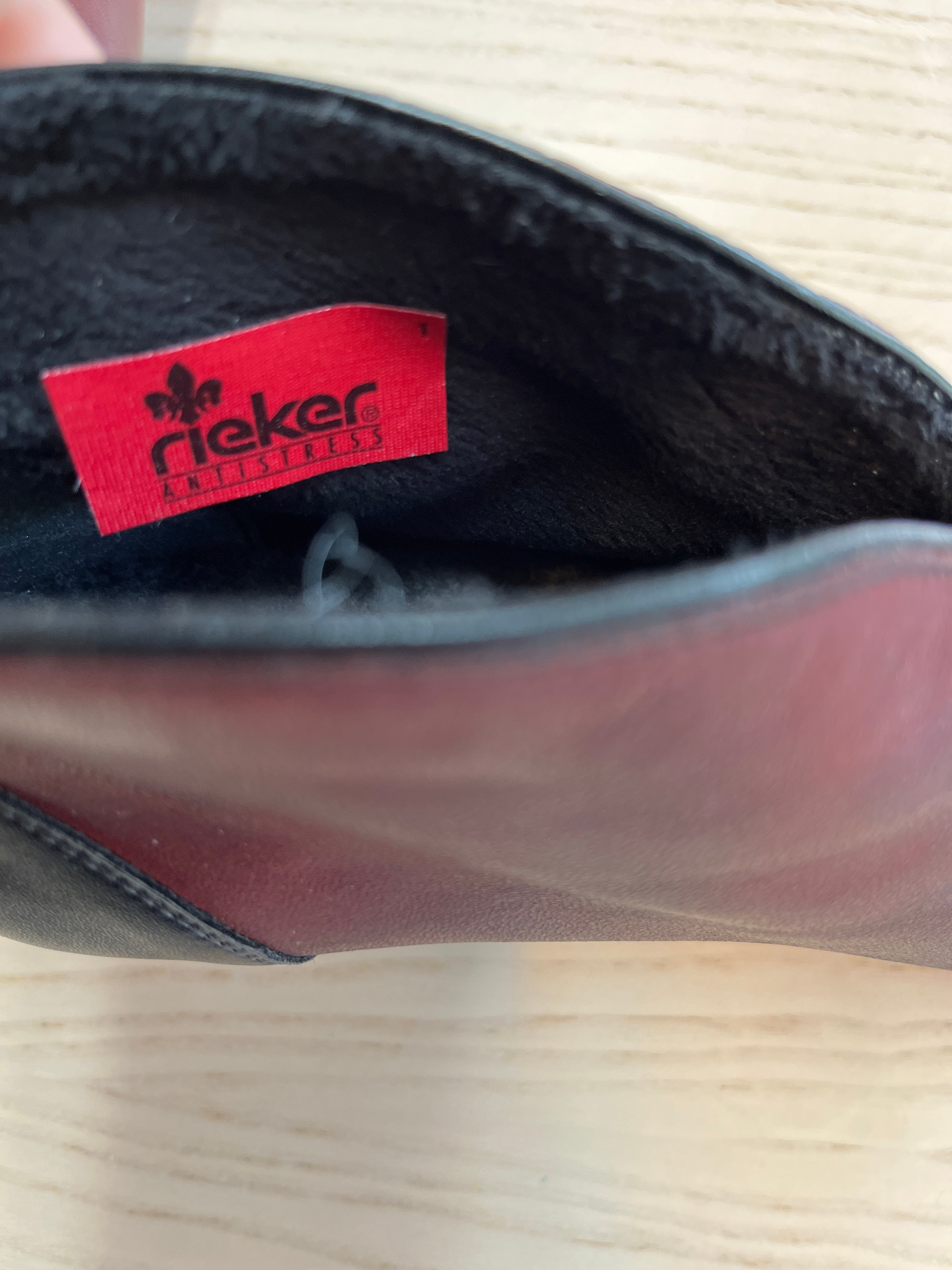 Reiker Læder Støvle