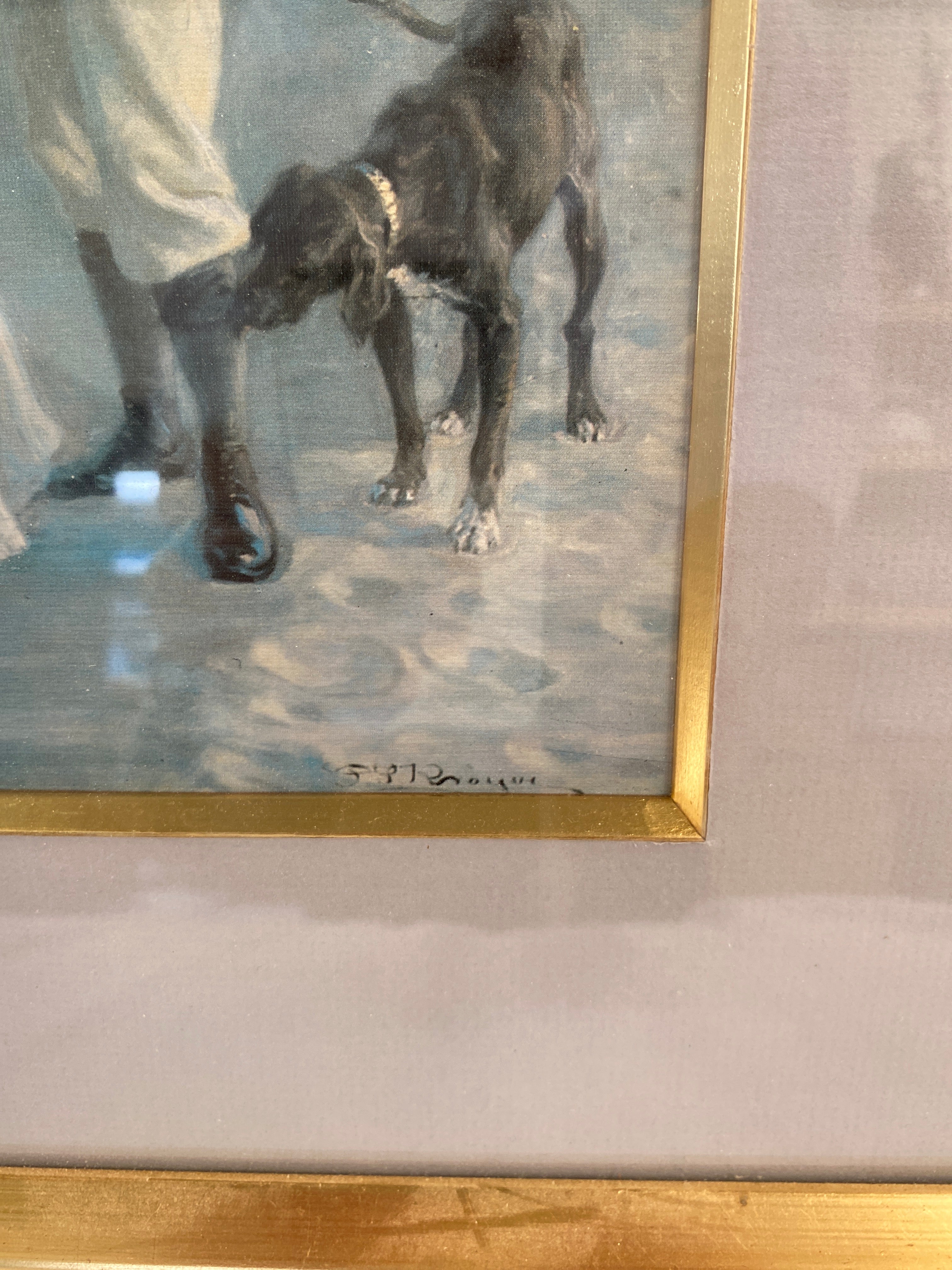 P.S Krøyer lærredstryk
