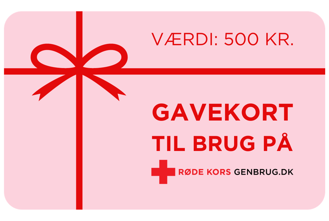 Giv et gavekort til rødekorsgenbrug.dk