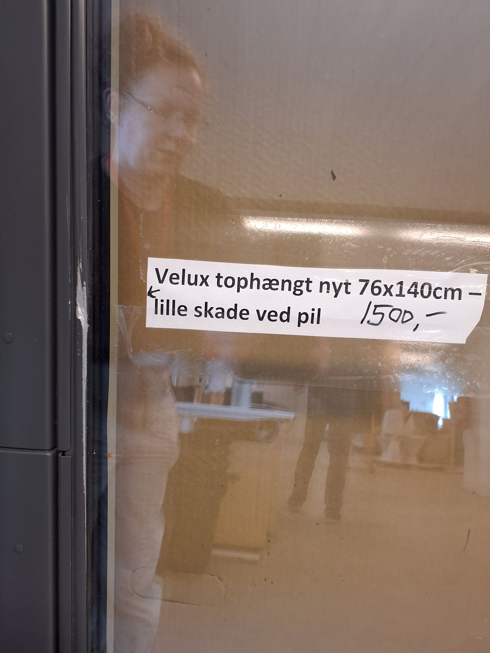 Velux taphængt vindue