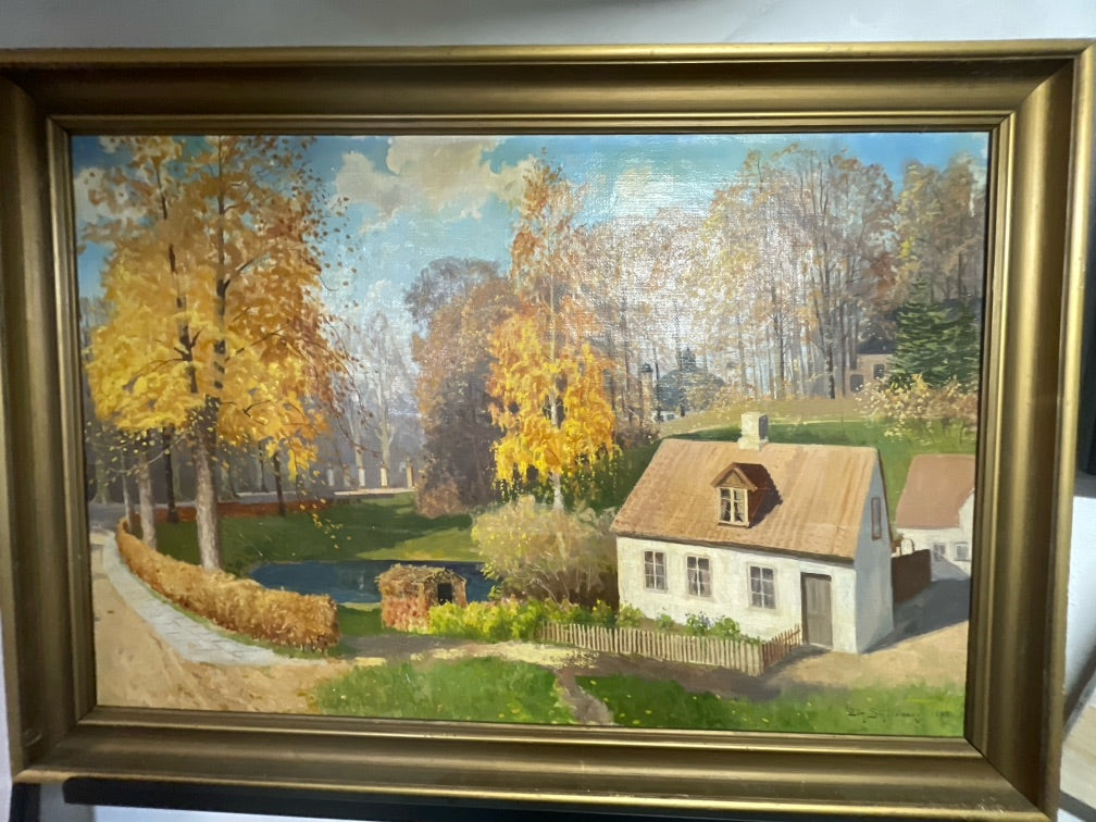 Maleri af Elof Skjoldvang