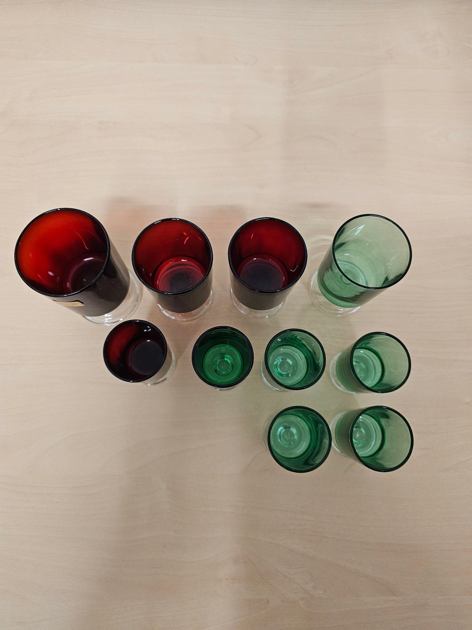 1 sæt luminarc glas