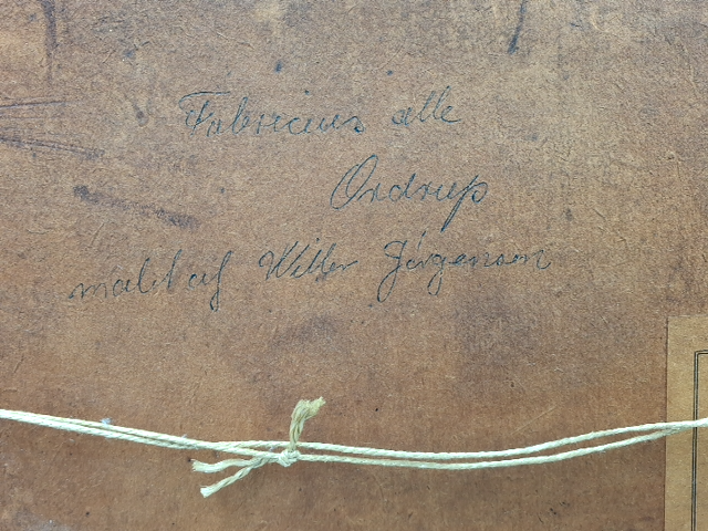 Willem Jørgensen Maleri 1920