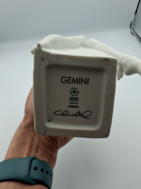 Gemini stjernetegnet Tvillingerne, Royal Copenhagen