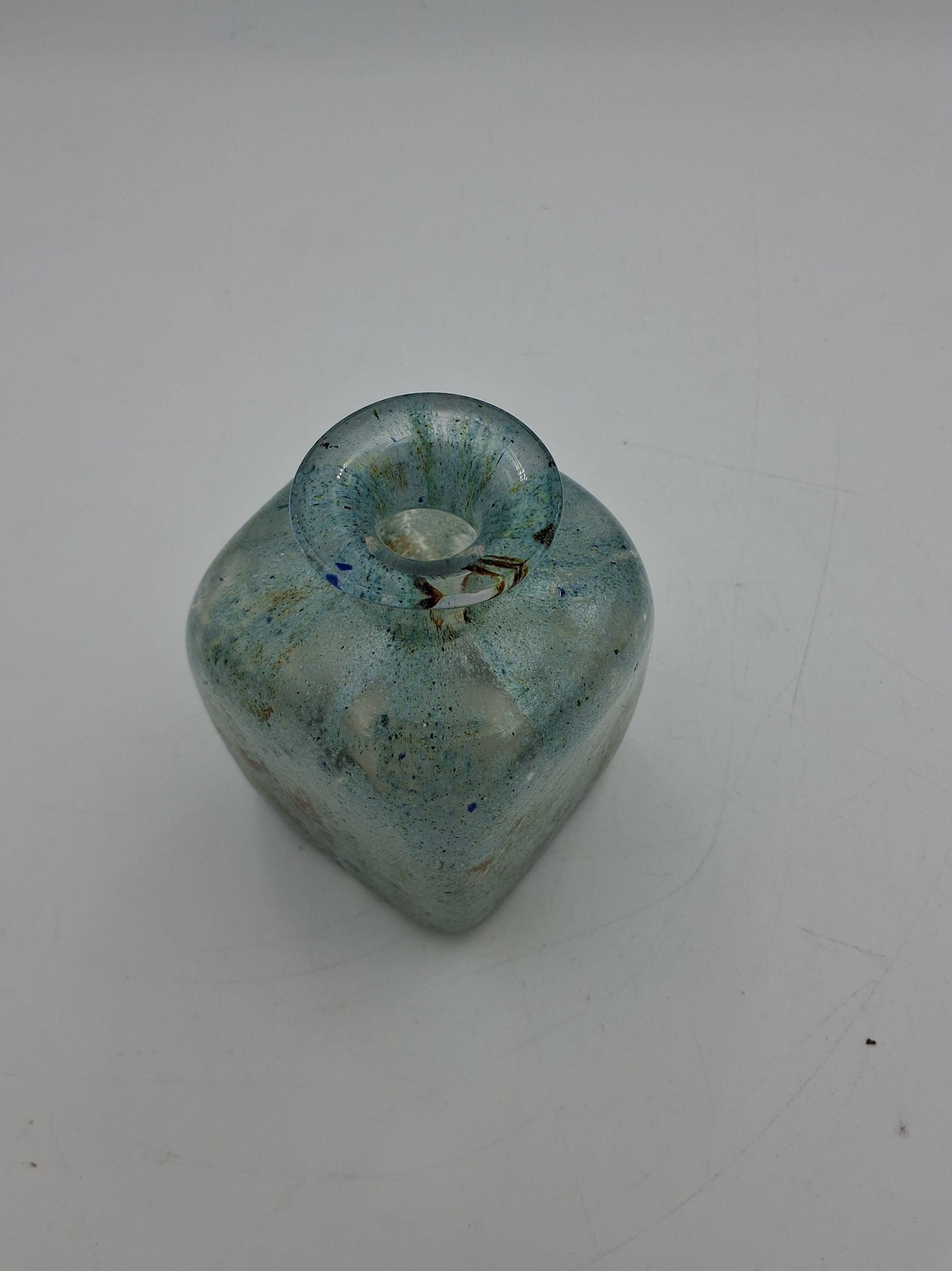 Motzfeldt turkis firkantet vase