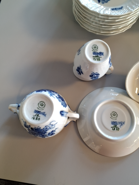 Blåblomst, Kaffestel, Royal Copenhagen