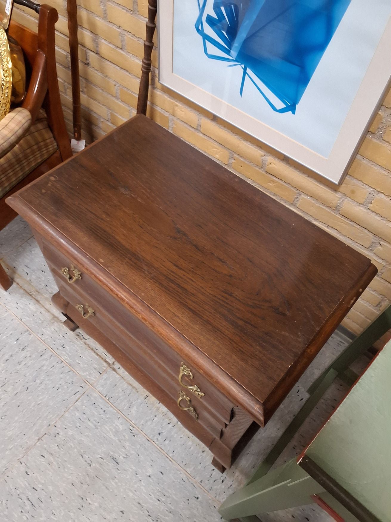 Lille vintage kommode træ