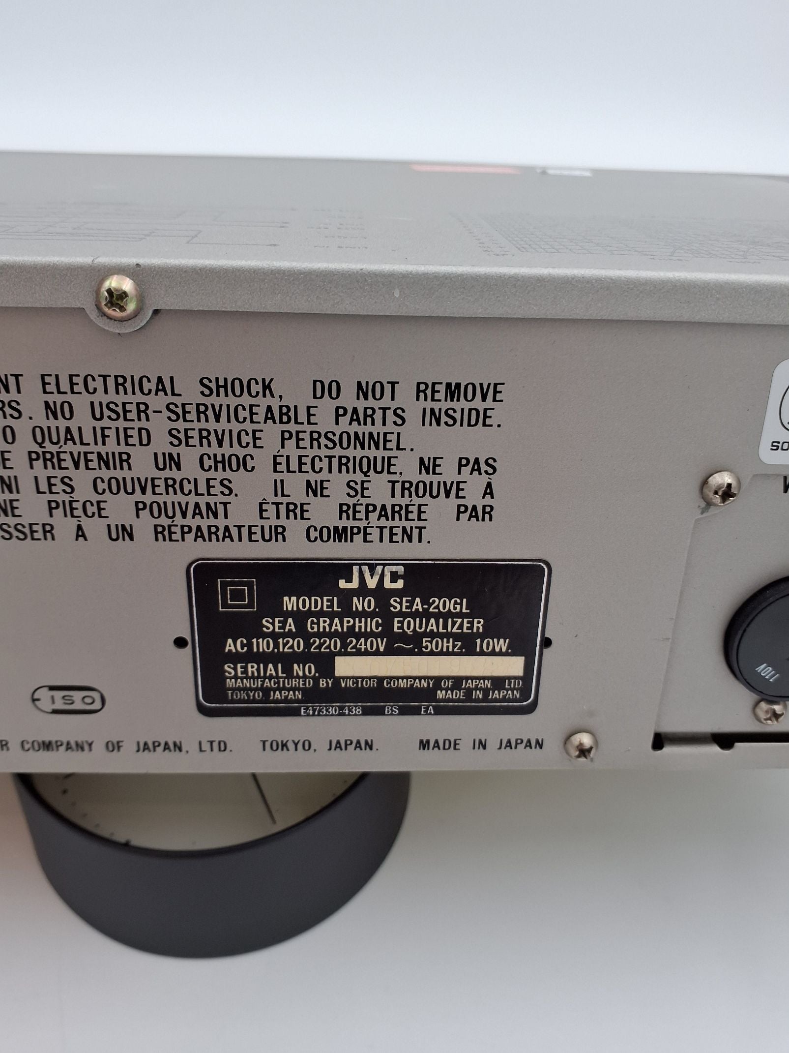 JVC grafisk equalizer