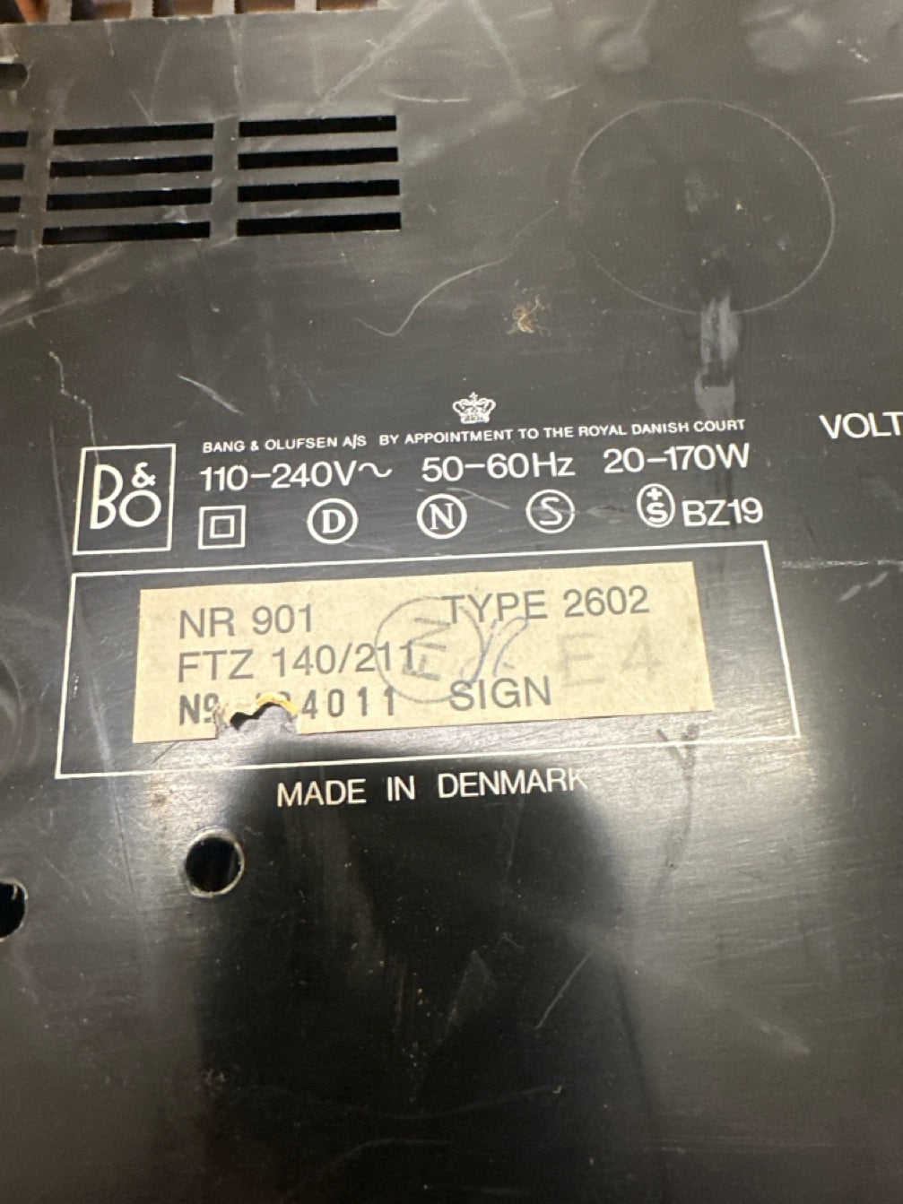 DEFEKT Beomaster 901