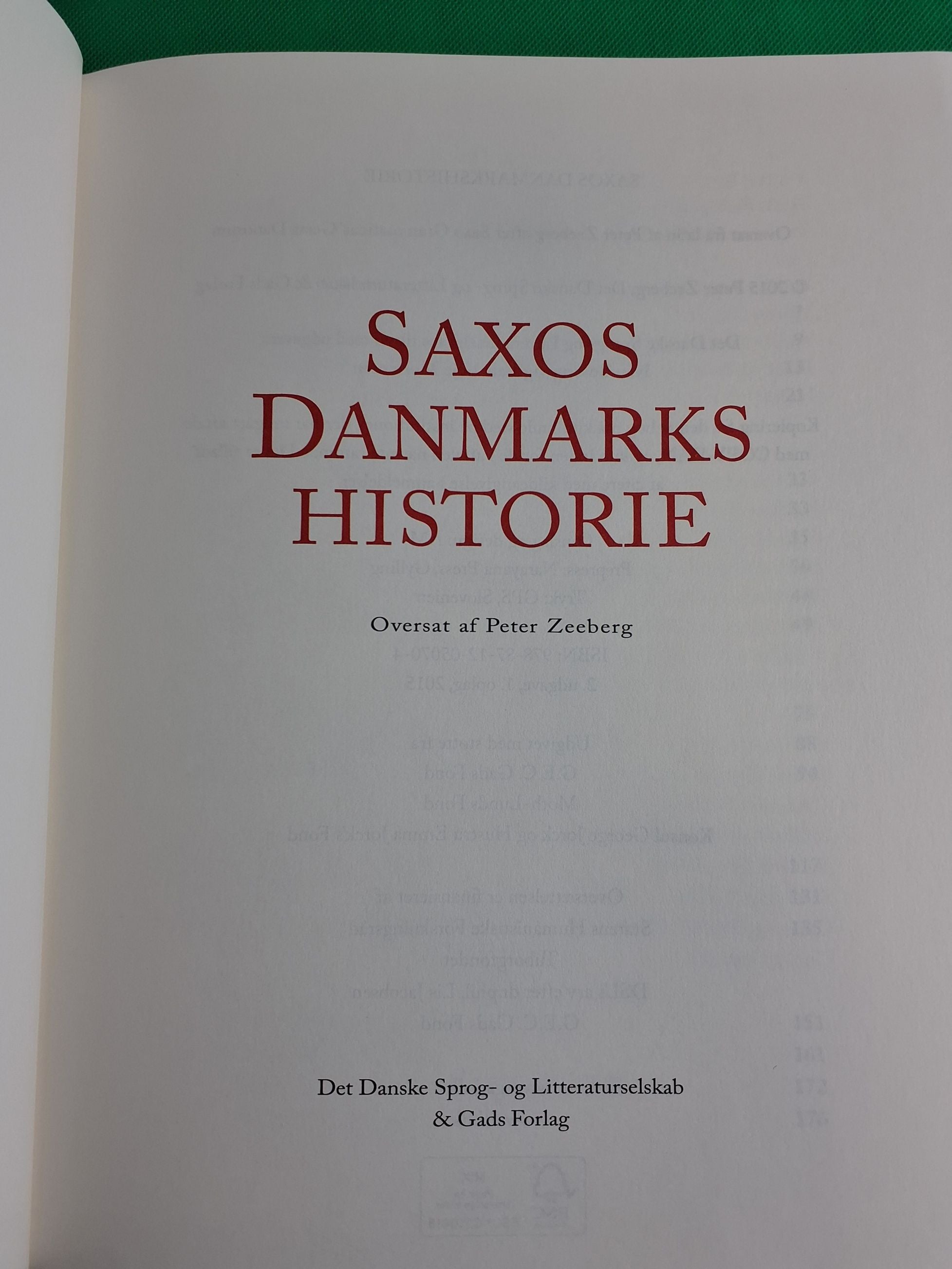 Saxos Danmarks Historie