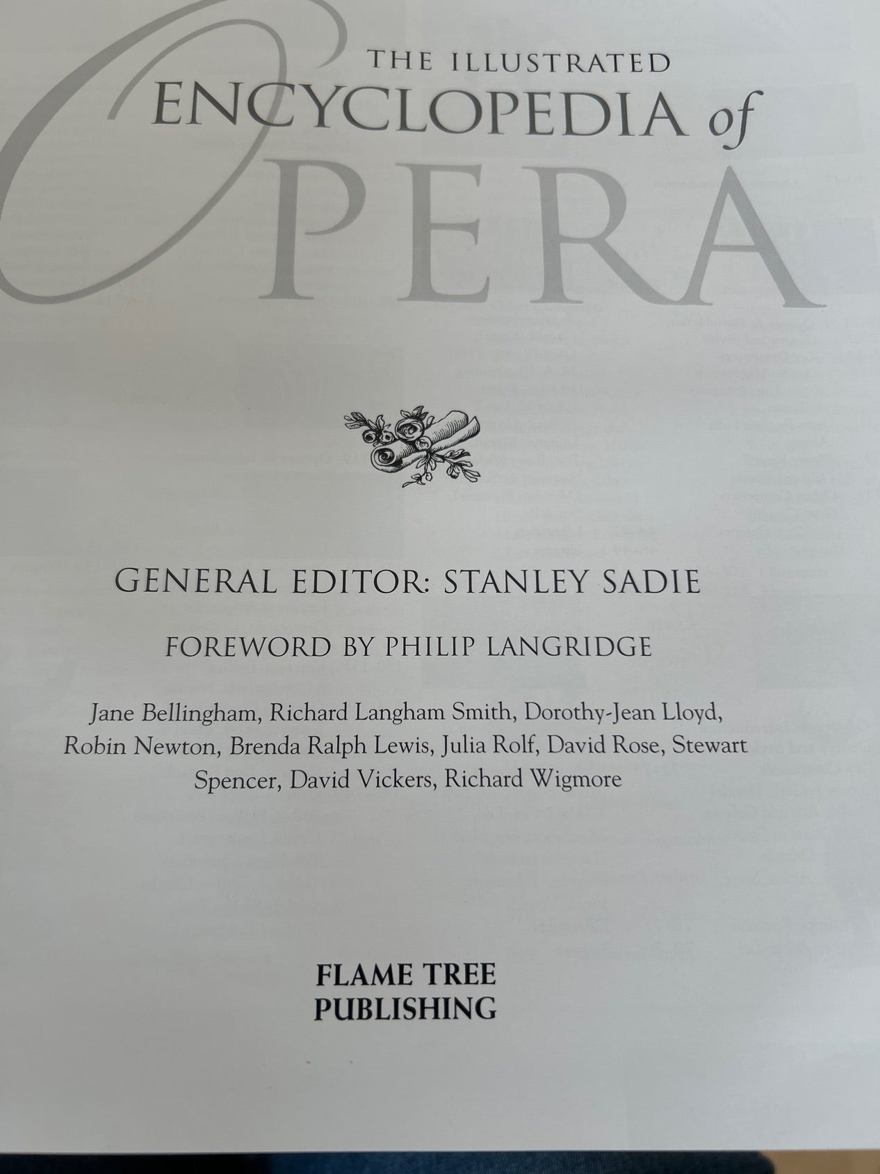 Encyclopedia of Opera