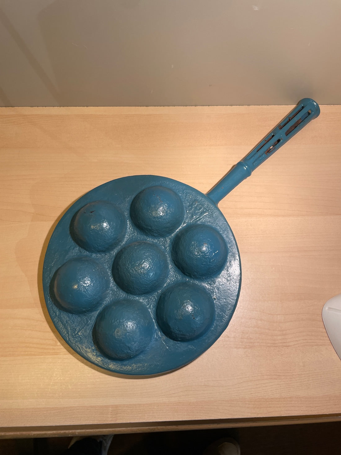 Hånd dekoreret æbleskivepande