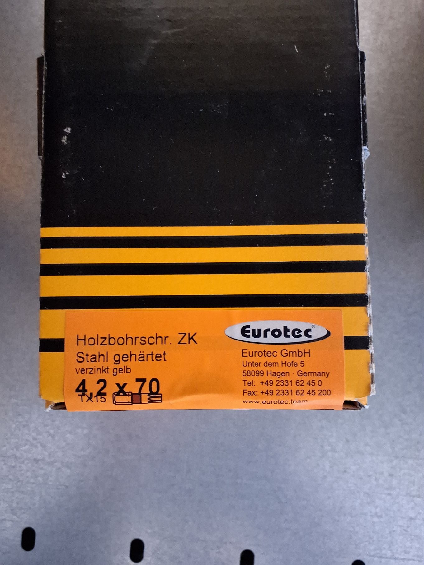 Stålskruer 4,2 x 70