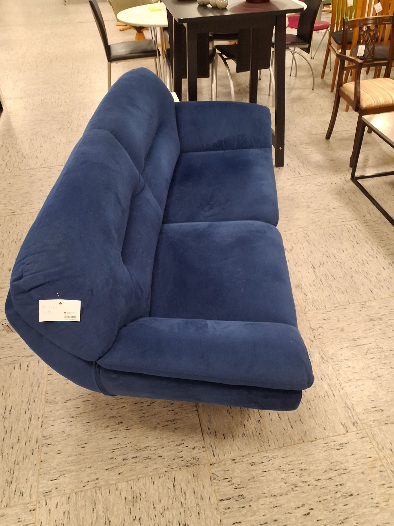 Blå Hjort Knudsen 2-3 P sofa #2