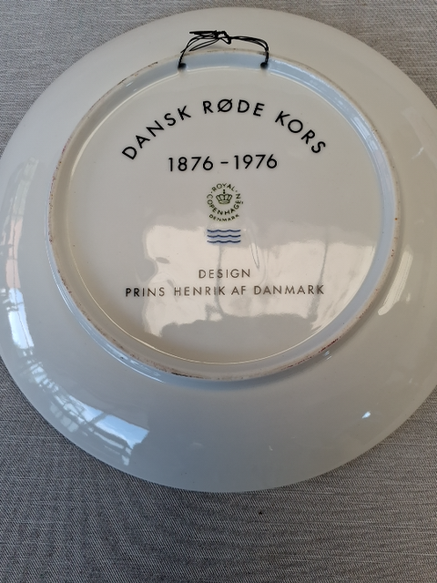 Royal Copenhagen Røde Kors 100 års Platte